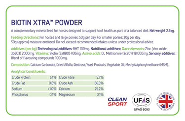 BIOTIN XTRA™ POWDER 2.5kg